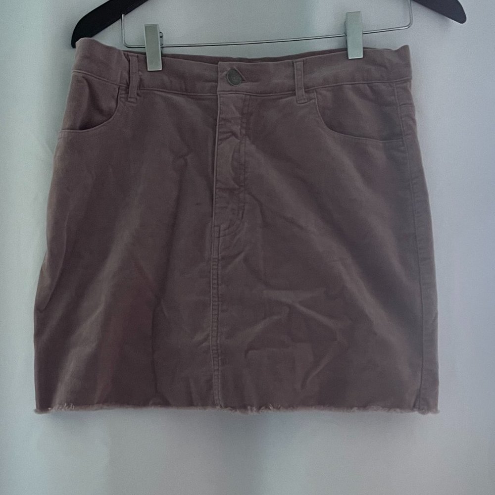 Forever 21 Suede A-line Skirt